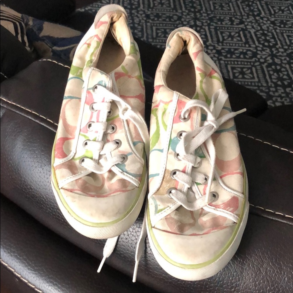 Used coach roasted sneakers